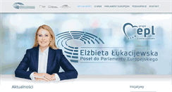 Desktop Screenshot of lukacijewska.pl